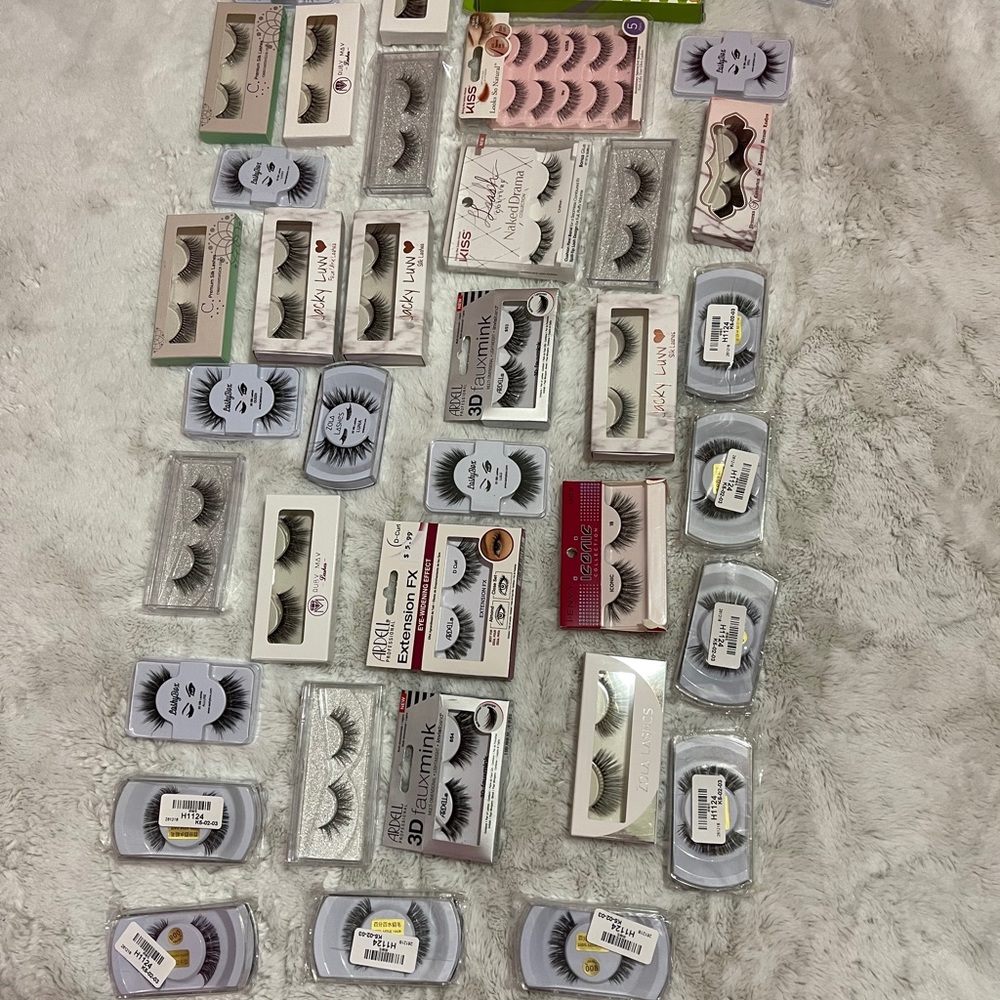 TOTAL OF 50 PAIR OF LASHES